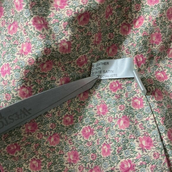 Vintage 90s Scully Green Suede Fringe Shoulder Star Buttons Western Jacket 8 - Picture 11 of 11